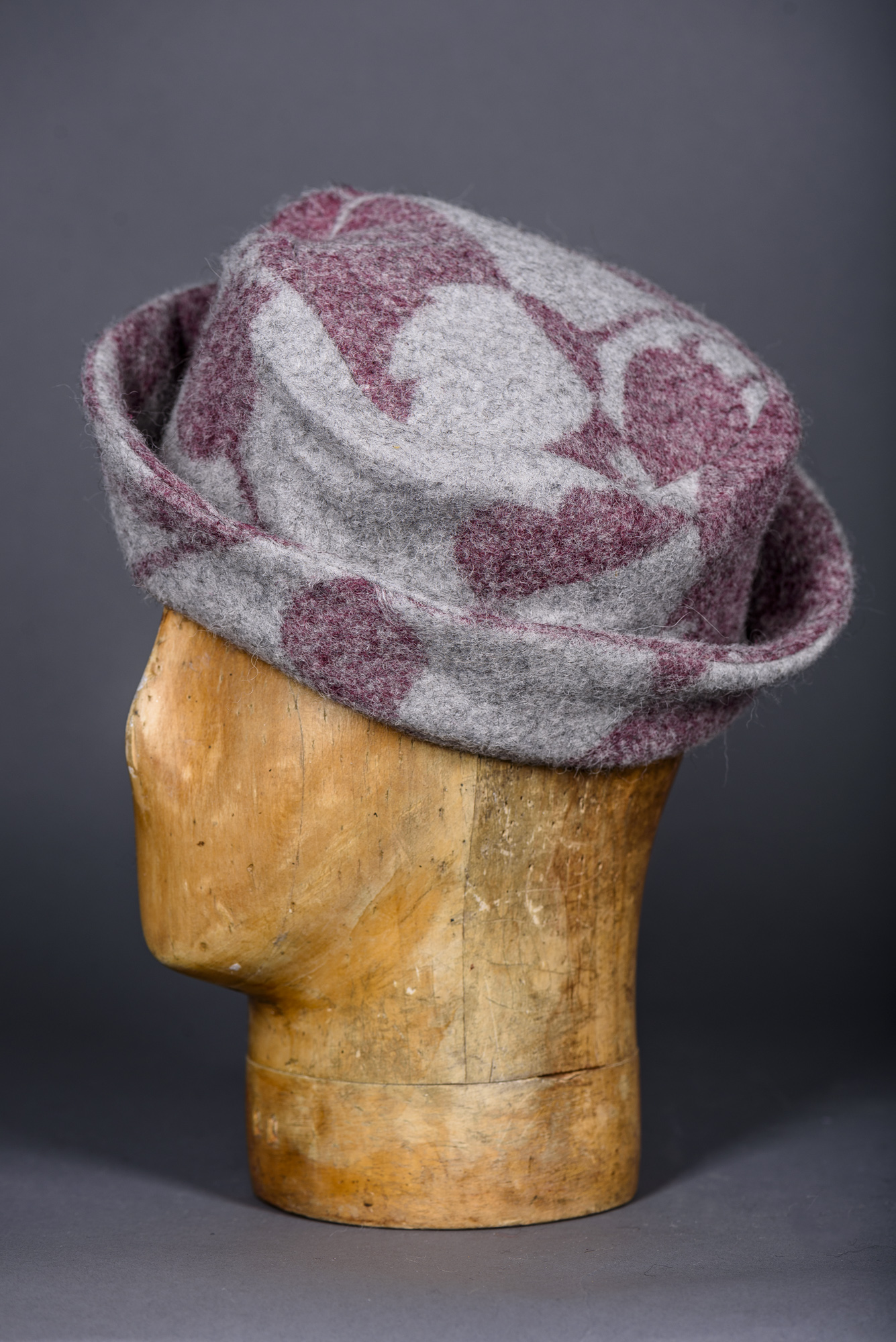 Grey Cranbury Abstract Chapeau